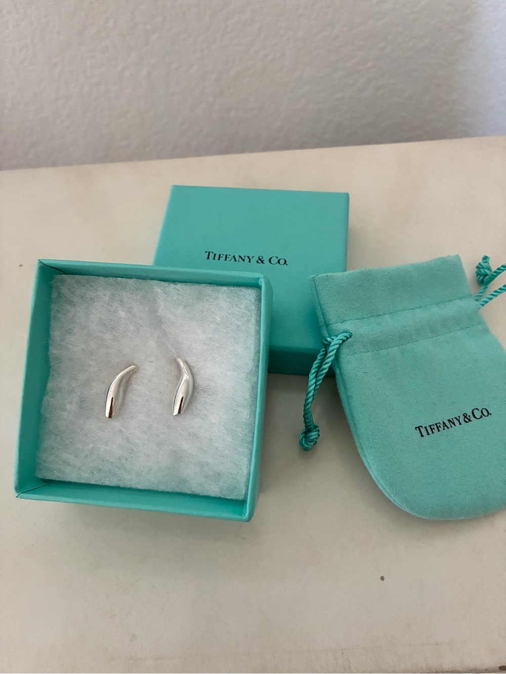 Tiffany & Co Frank Gehry Fish Earring Studs